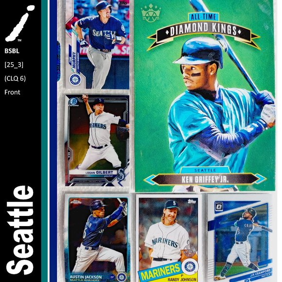 MLB Other - Seattle Mariners 6 Card Lot - BSBL [25_3]